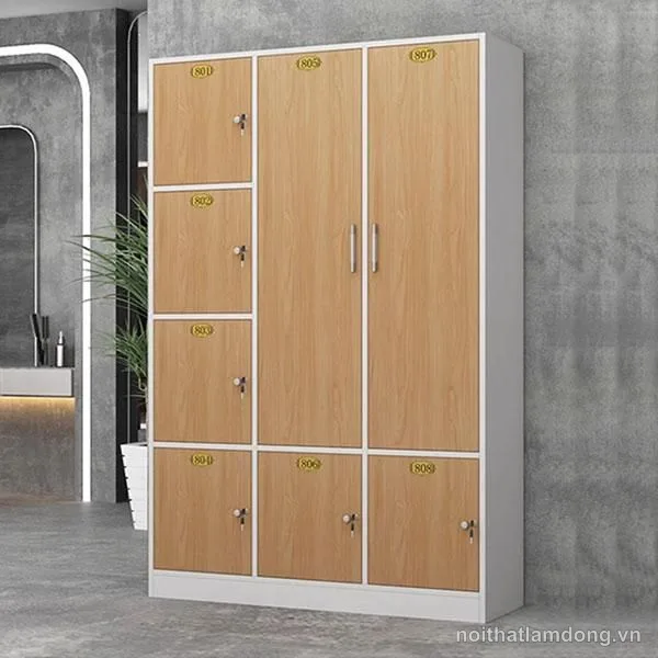 Tủ nhiều ngăn nhỏ gỗ MDF lõi xanh GHS-52422