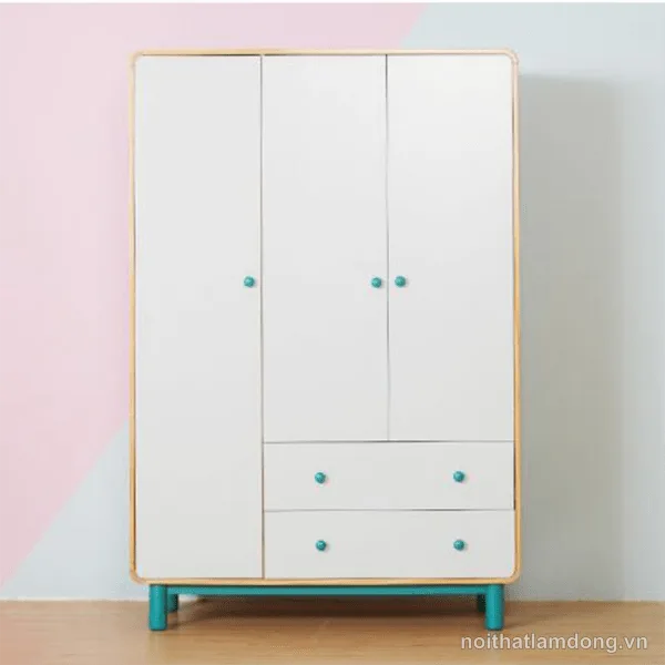 Tủ quần áo gia đình kiểu dáng nhỏ gọn đẹp GHS-5524