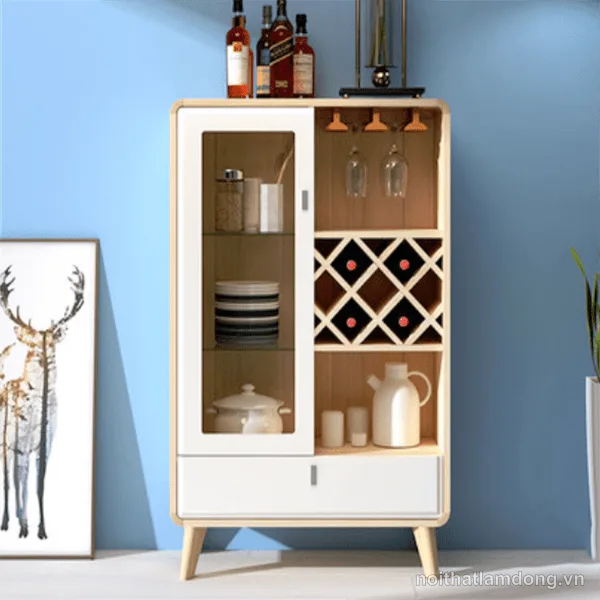 Tủ rượu nhỏ gọn cho phòng khách GHS-5834