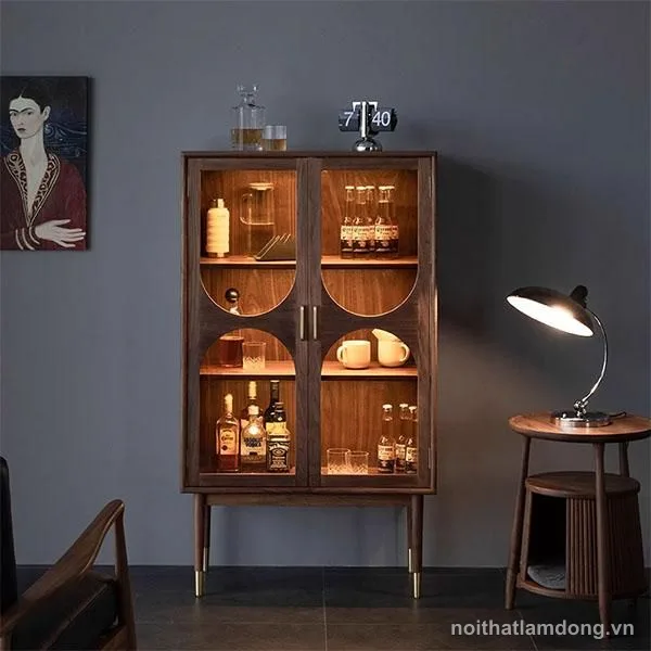 Tủ rượu trang trí đẹp sang trọng GHS-52010