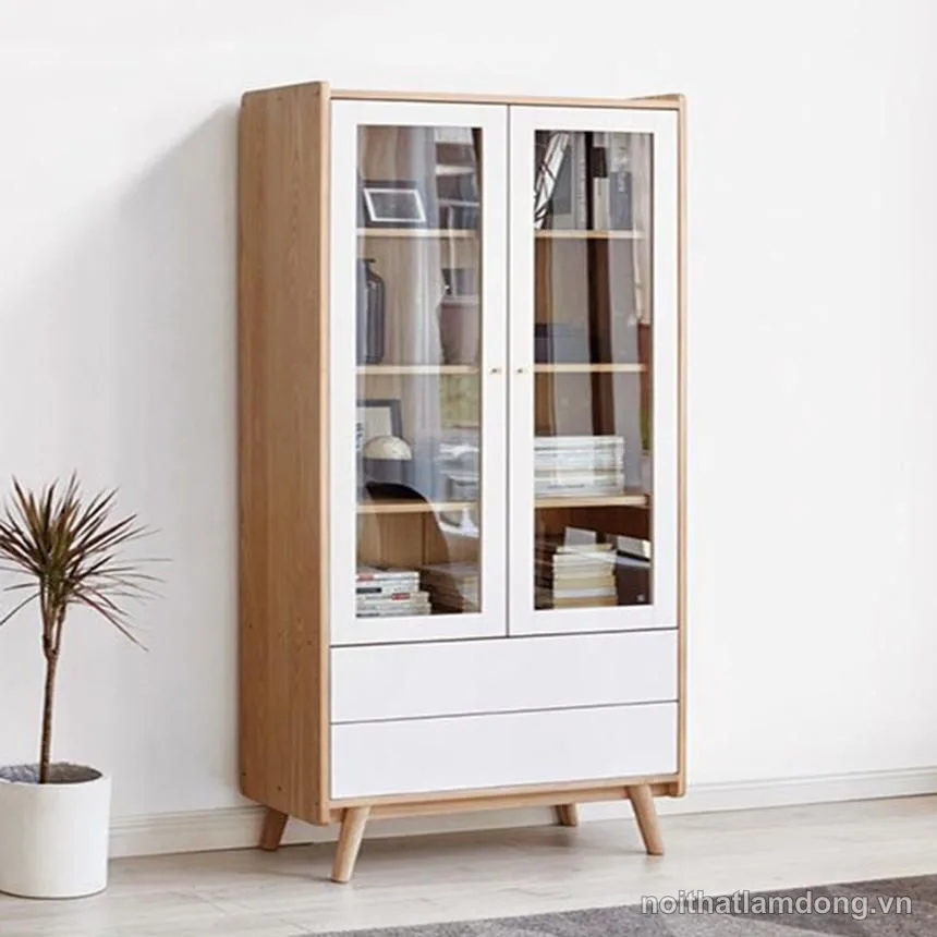 Tủ tài liệu bằng gỗ thiết kế nhỏ gọn GHS-51065