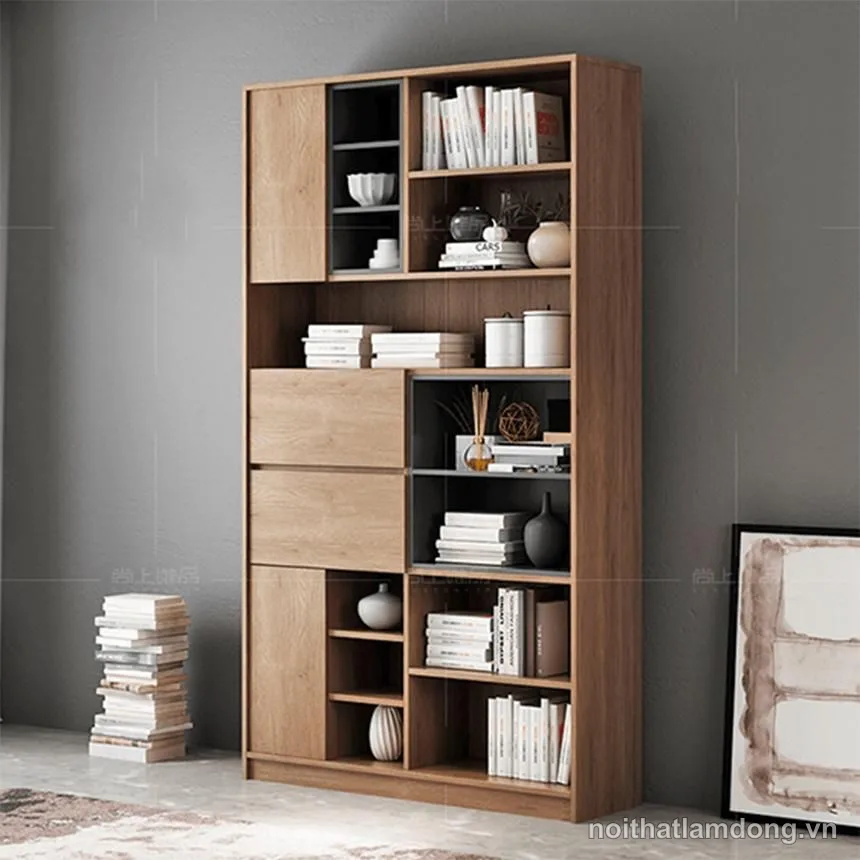 Tủ tài liệu gỗ công nghiệp thiết kế tiện dụng GHS-5604