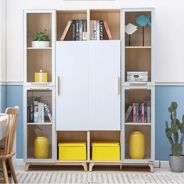 Tủ tài liệu hiện đại bằng gỗ công nghiệp GHS-5609