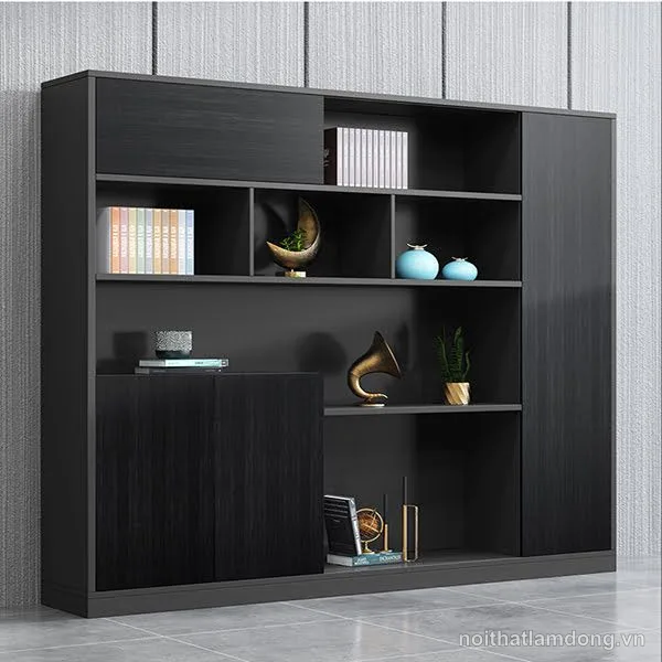 Tủ tài liệu văn phòng bằng gỗ kích thước lớn GHS-51424