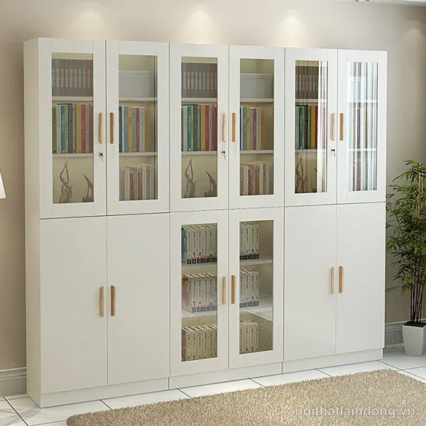 Tủ văn phòng gỗ công nghiệp thiết kế đẹp GHS-5517