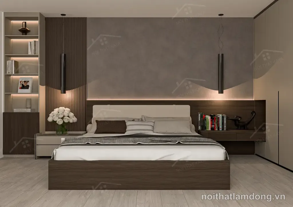 Giường gỗ công nghiệp GGCN066