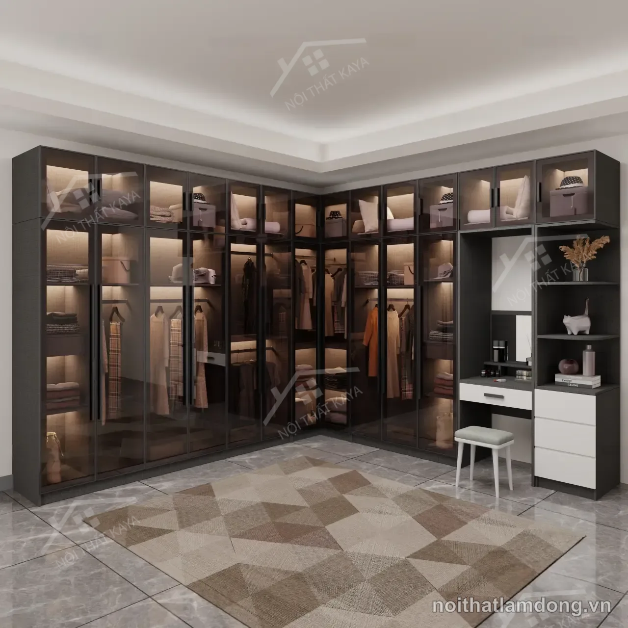 Tủ quần áo TQA037