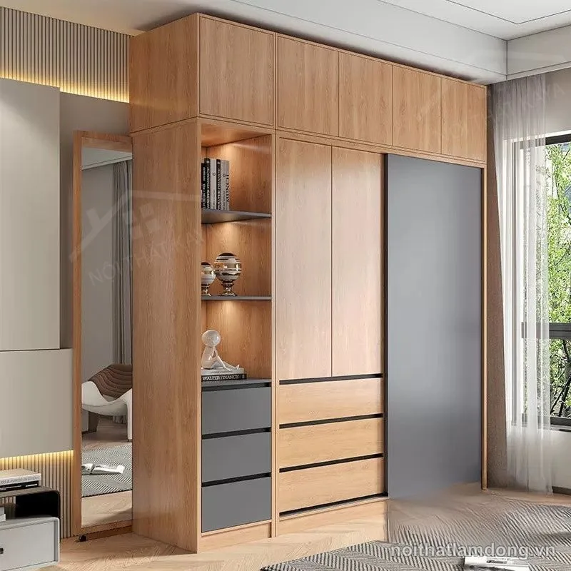 Tủ quần áo MDF 001