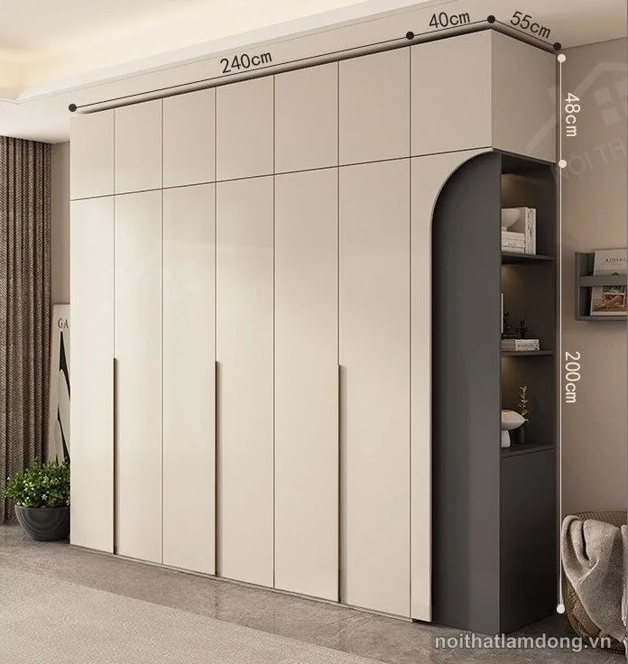 Tủ quần áo MDF 001