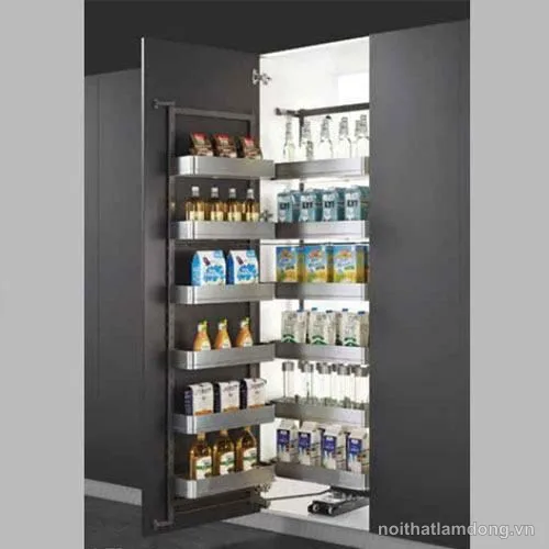 Tủ đồ khô hộp cánh mở phay xước mờ MX0645